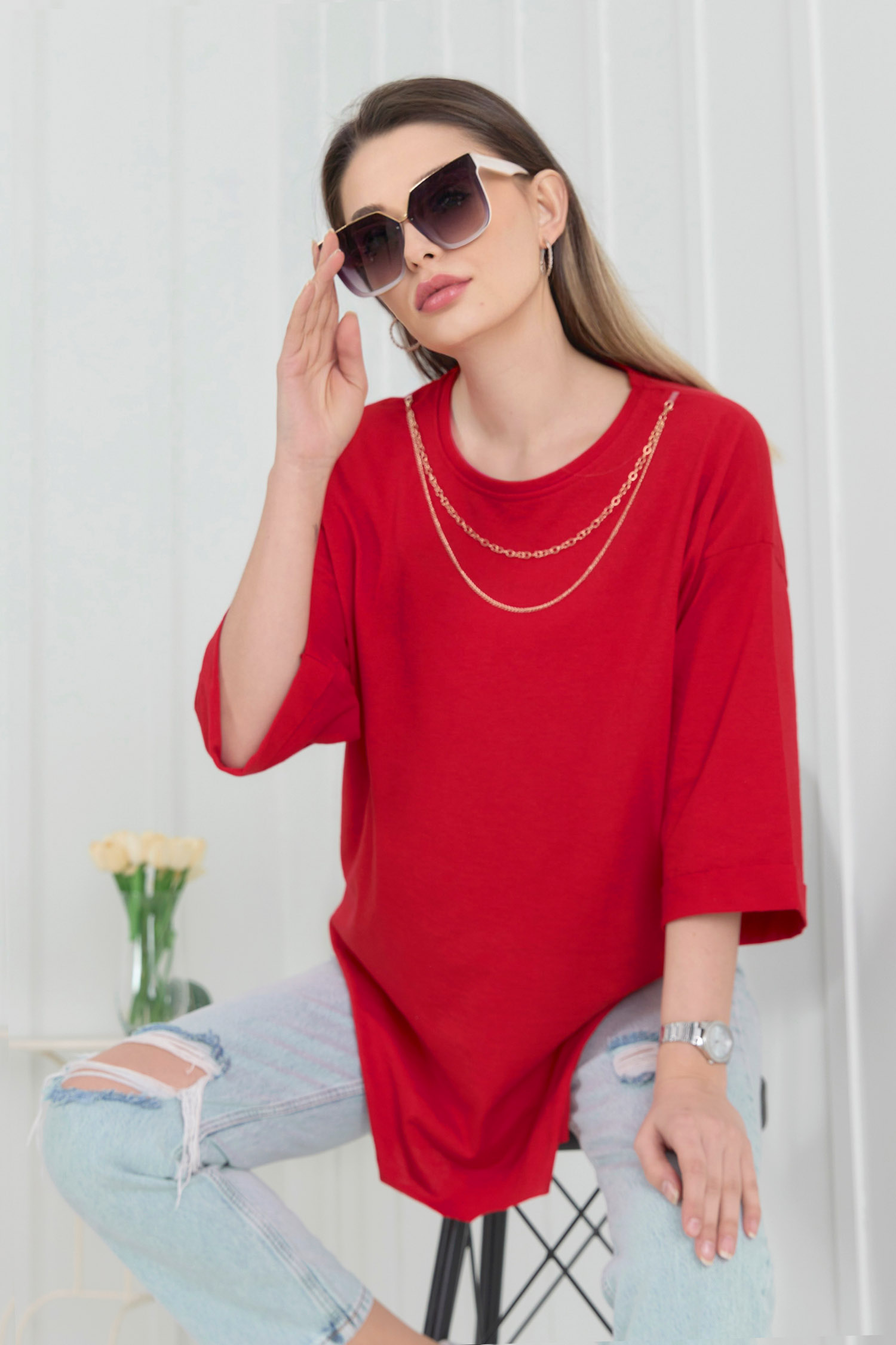 22265-KIRMIZI T-Shirt