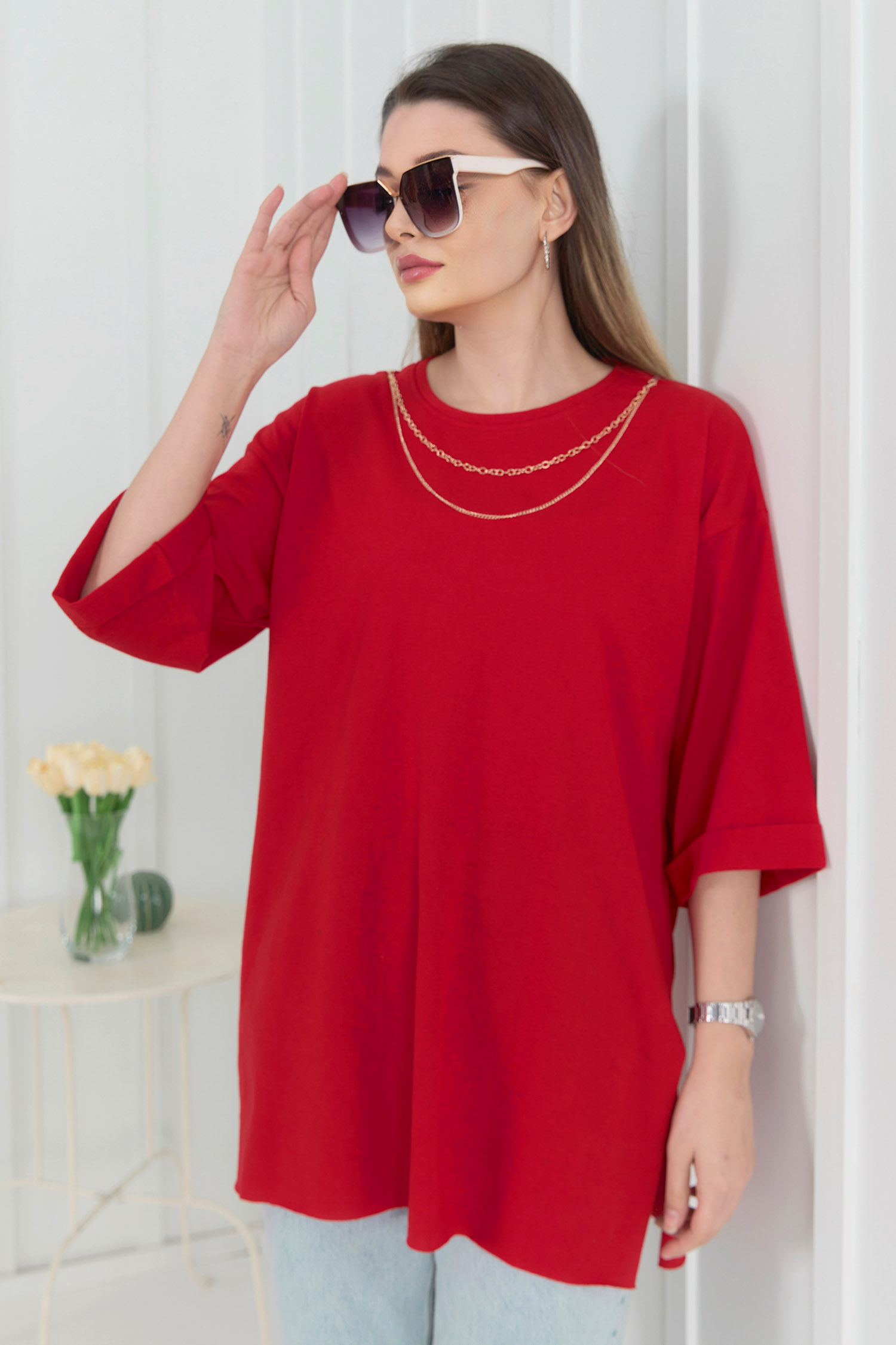 22265-KIRMIZI T-Shirt