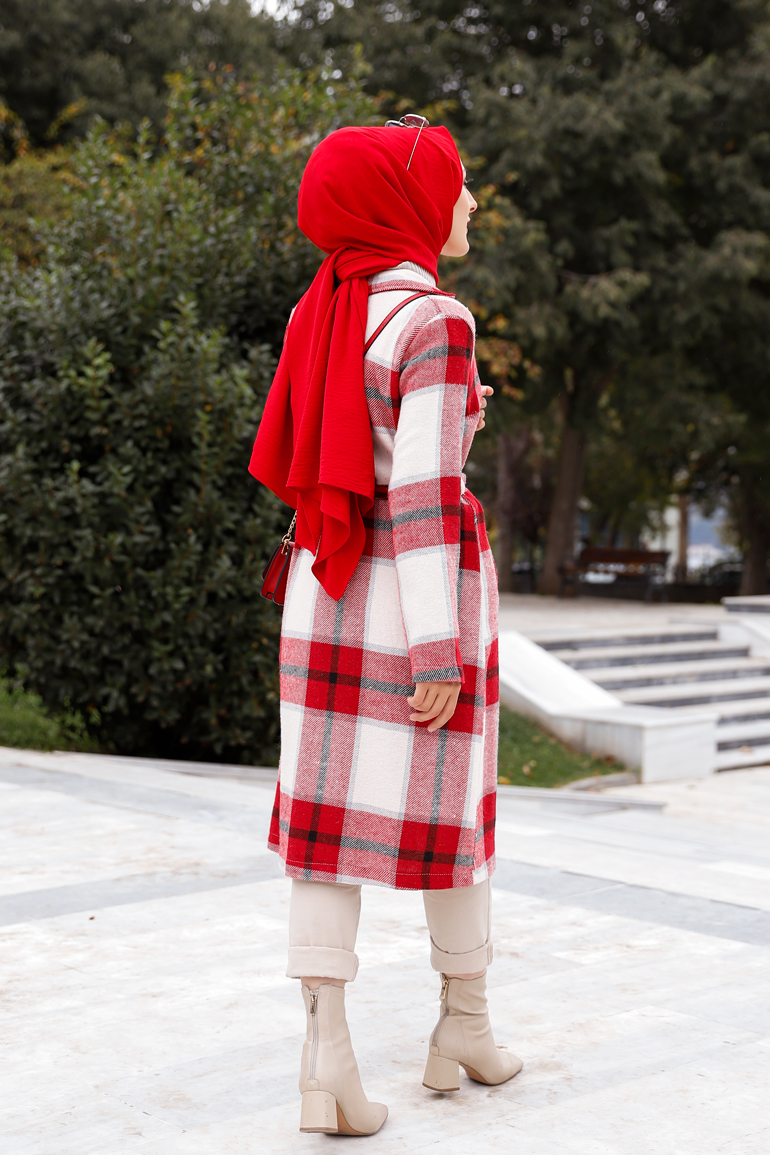  Belted Cap Red - 9105