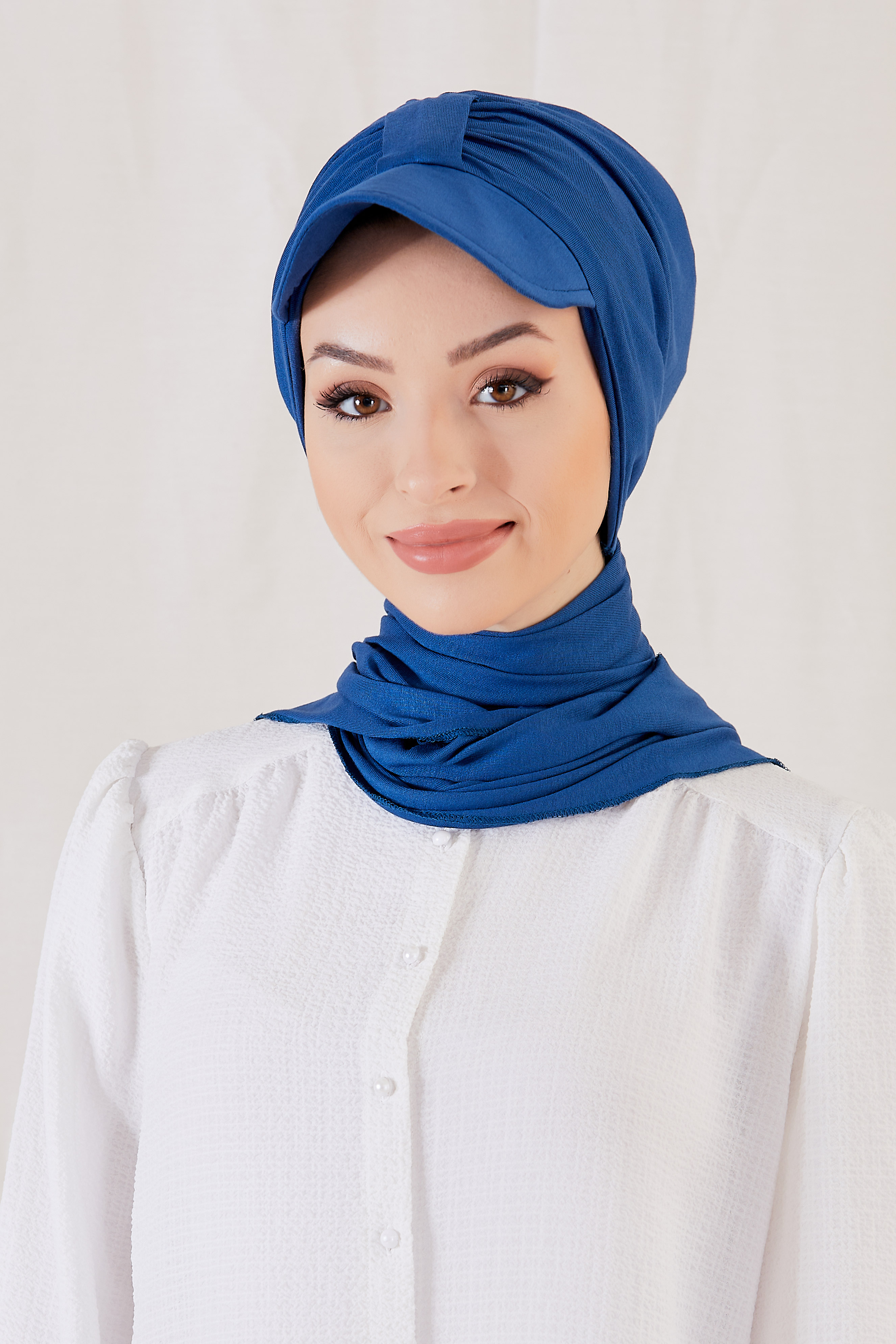 Navy Blue Scarf - 30008