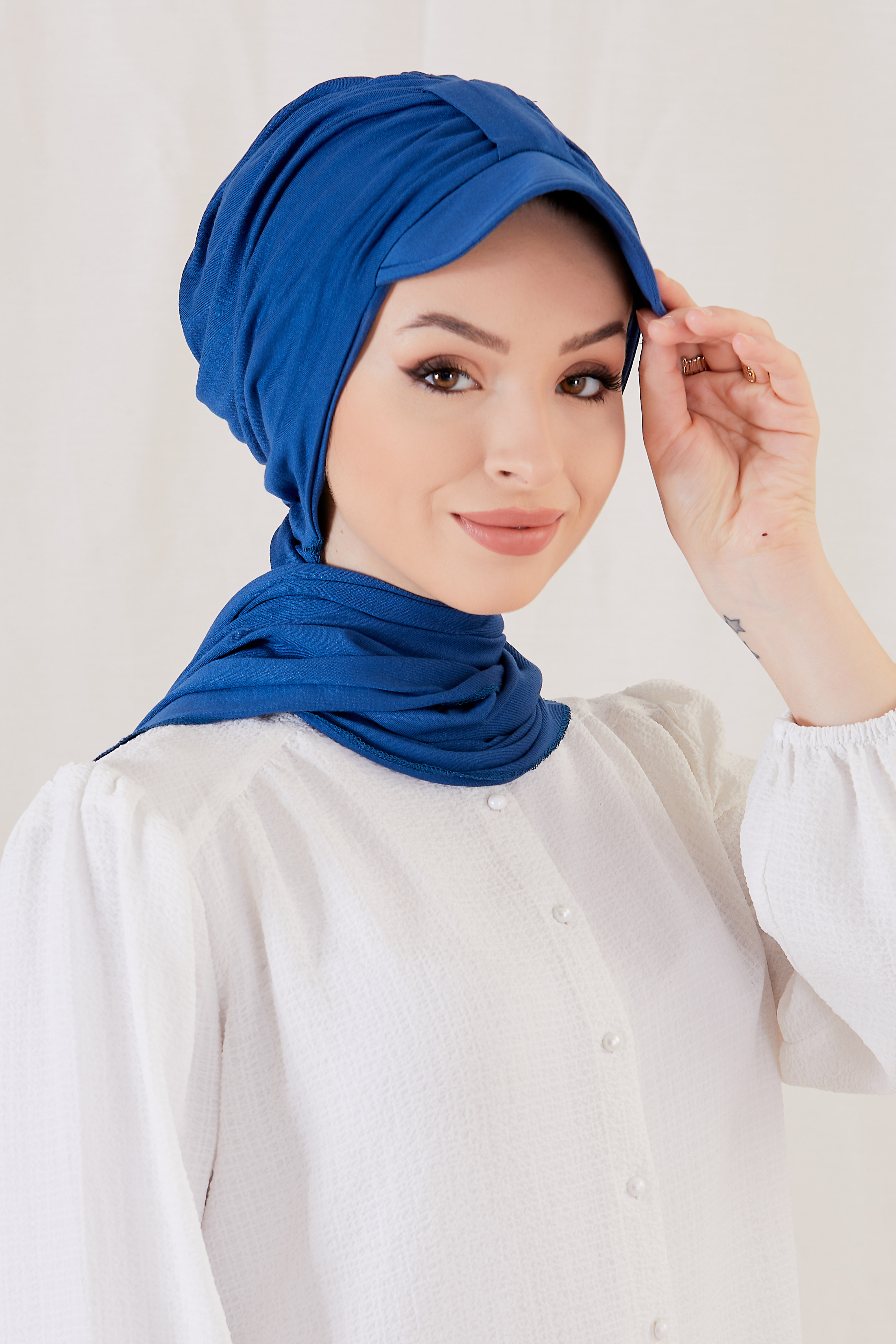 Navy Blue Scarf - 30008