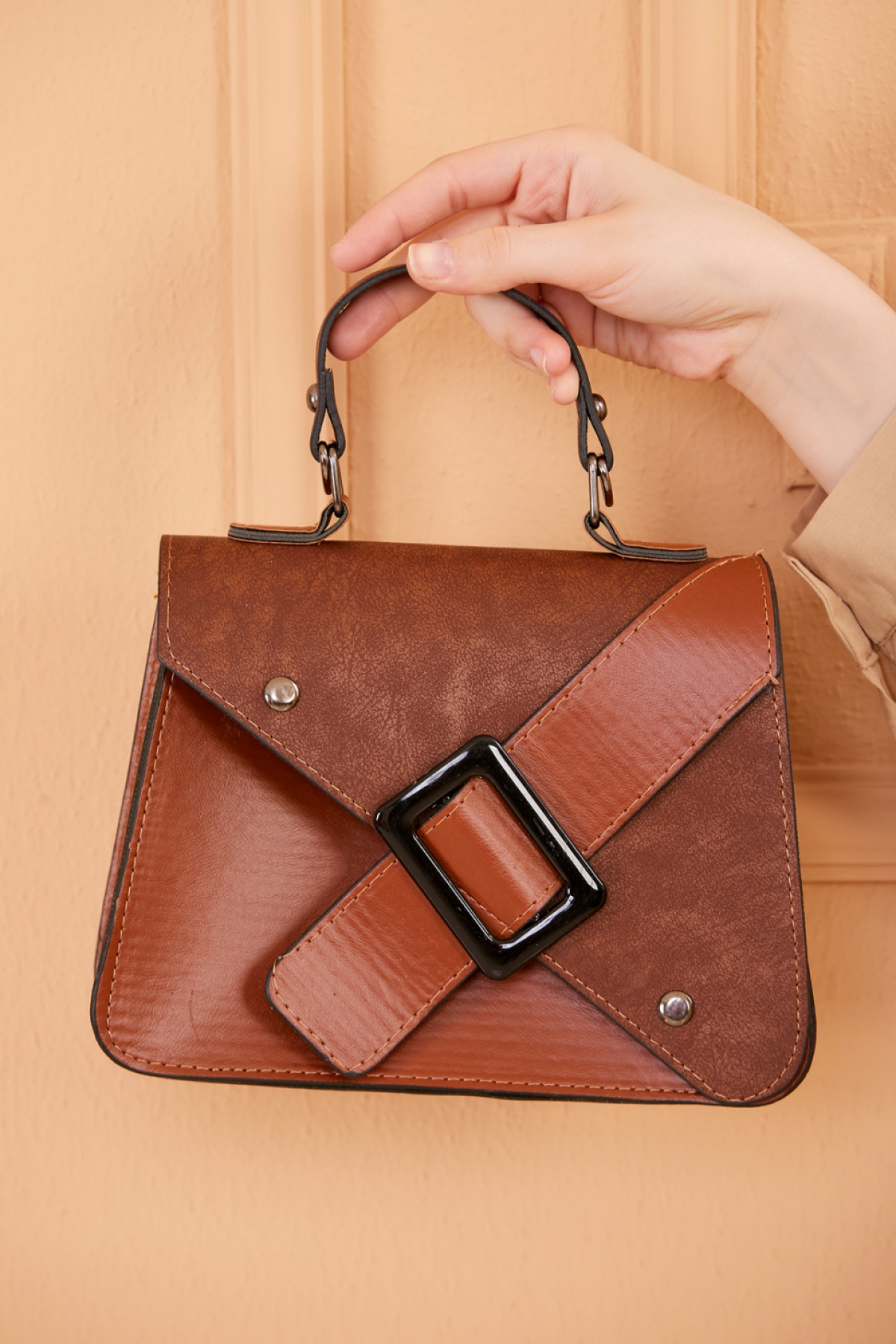 Buckled Bag BROWN - 20190