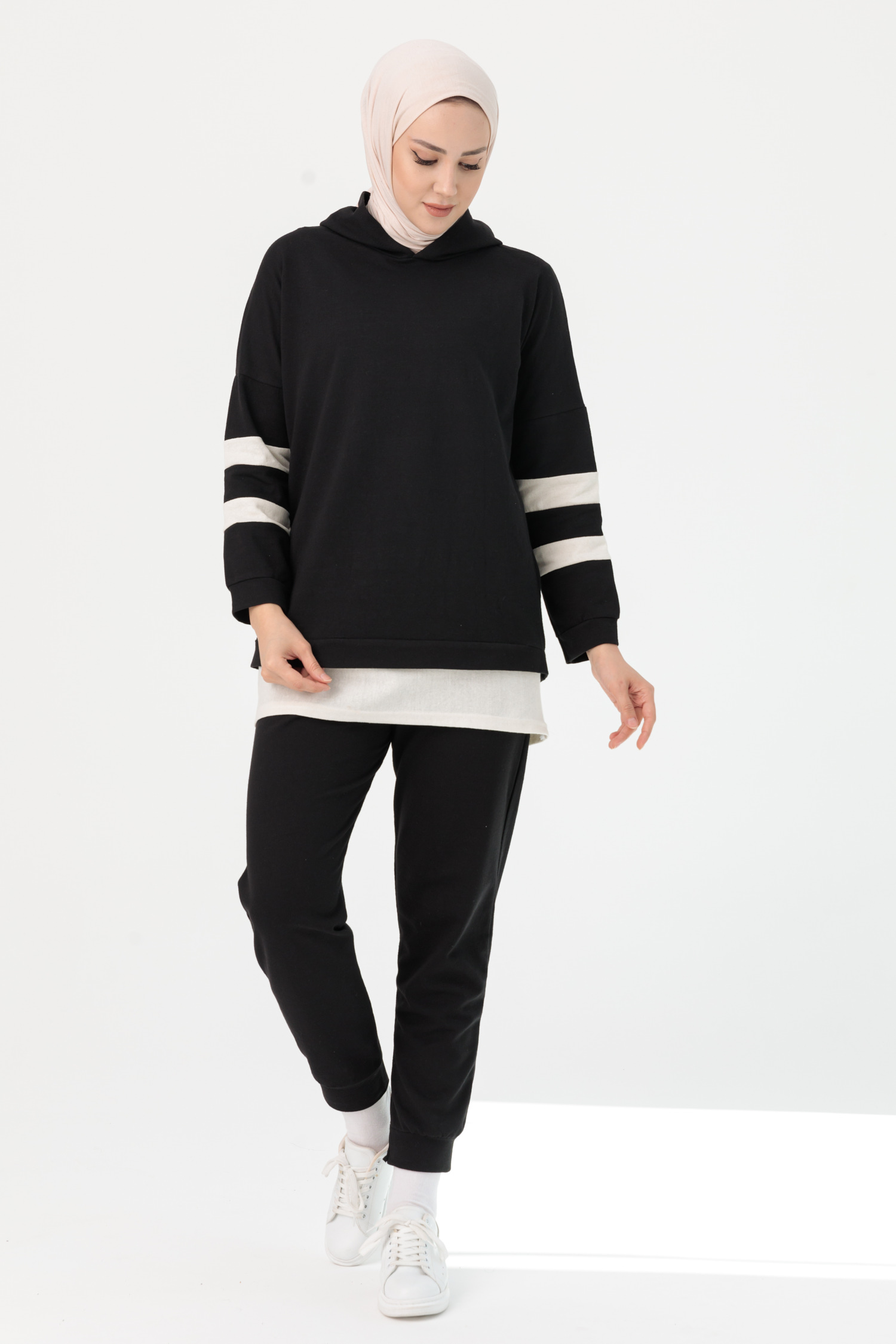 Tunic With Pants Black - 3024