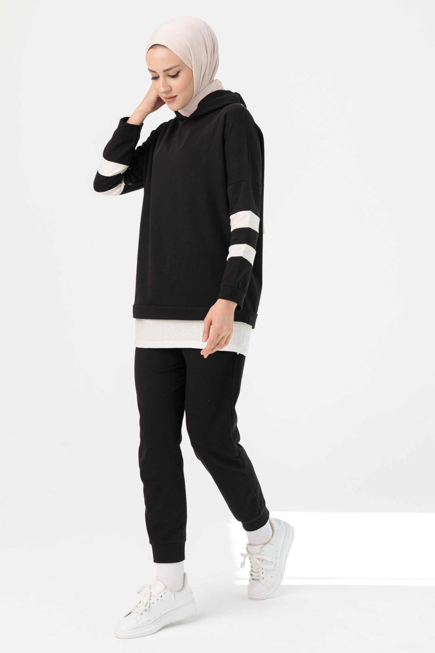 Tunic With Pants Black - 3024