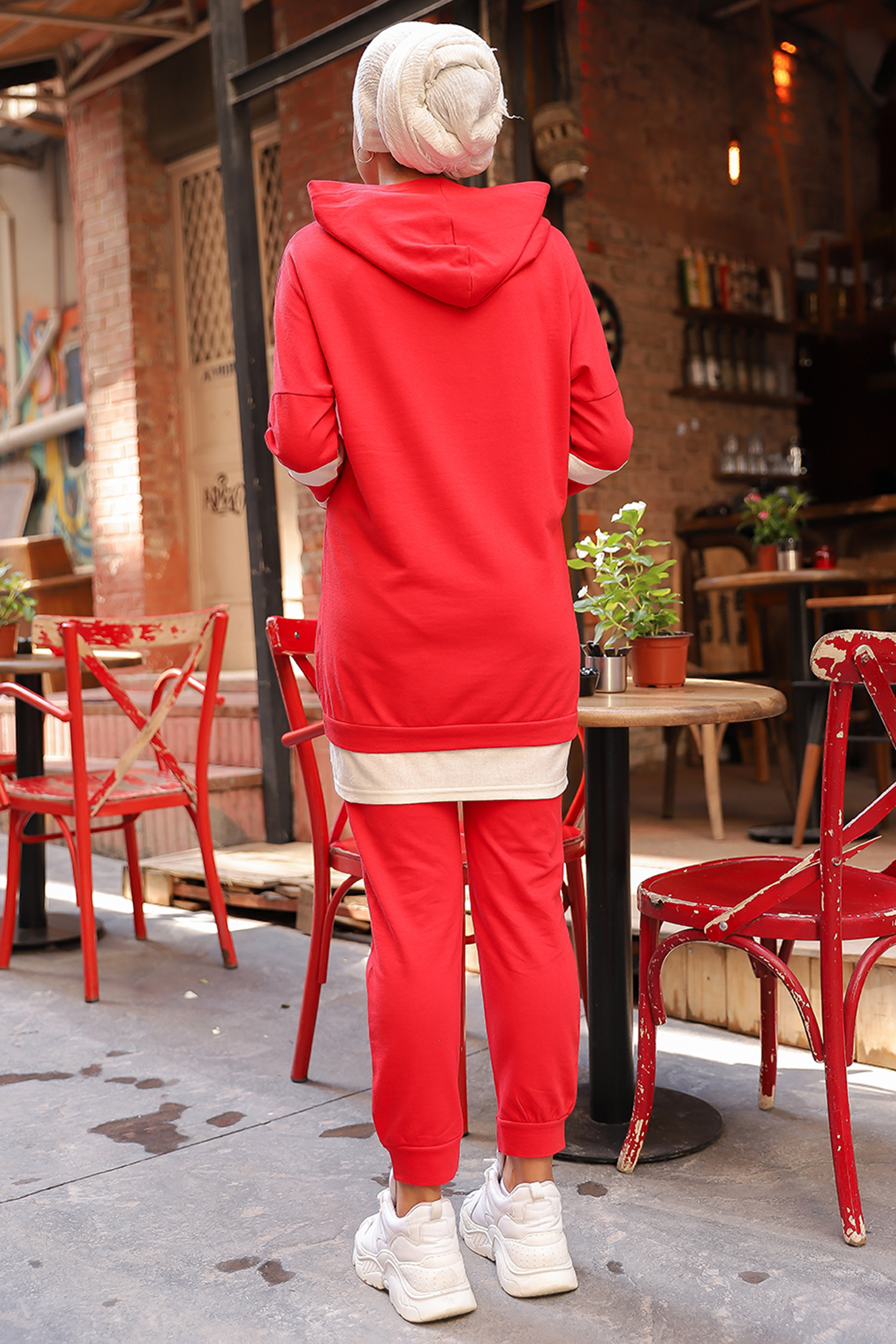 Tunic With Pants Red - 3024