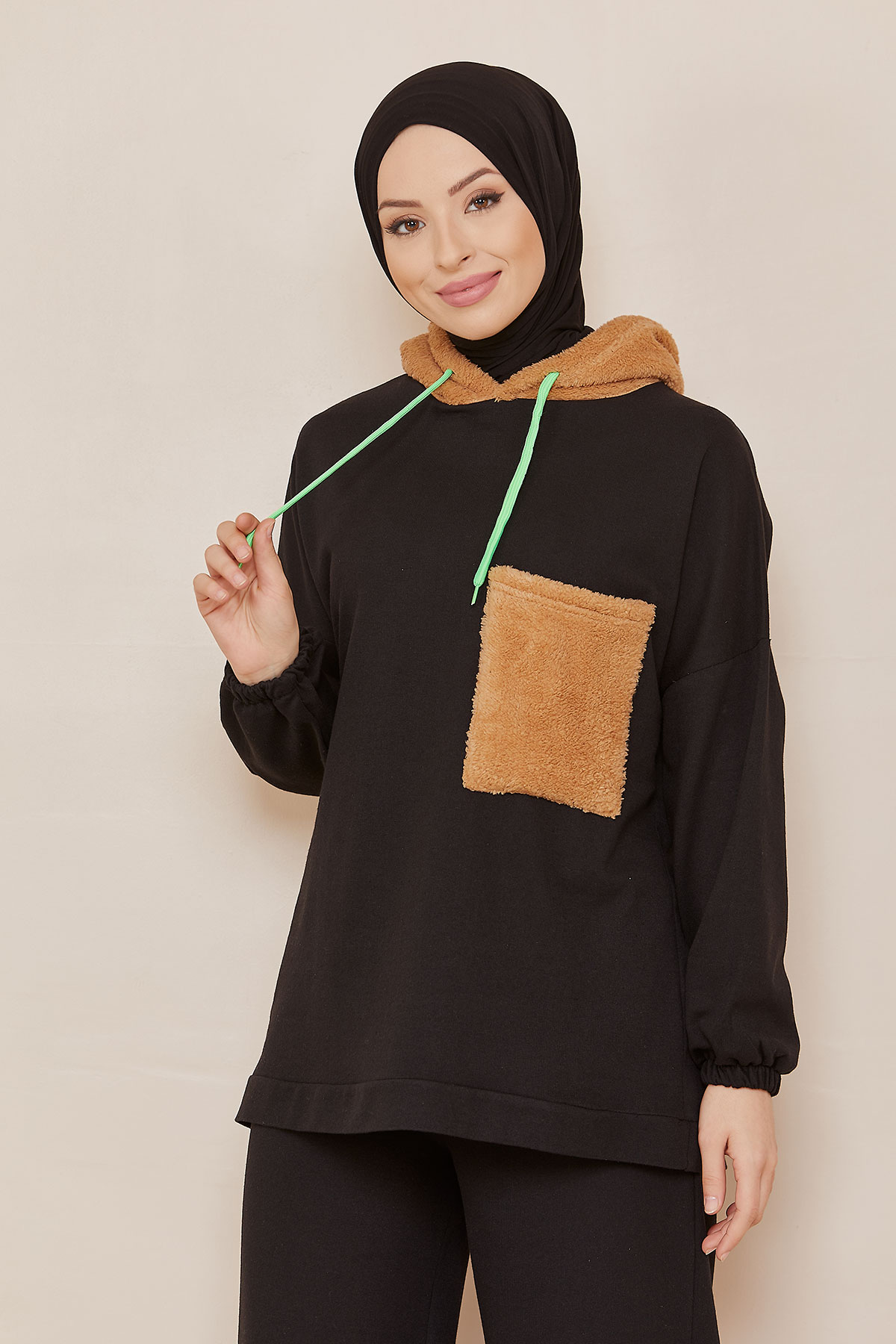 Tunık Pantolon SUTLU KAHVE - 3818