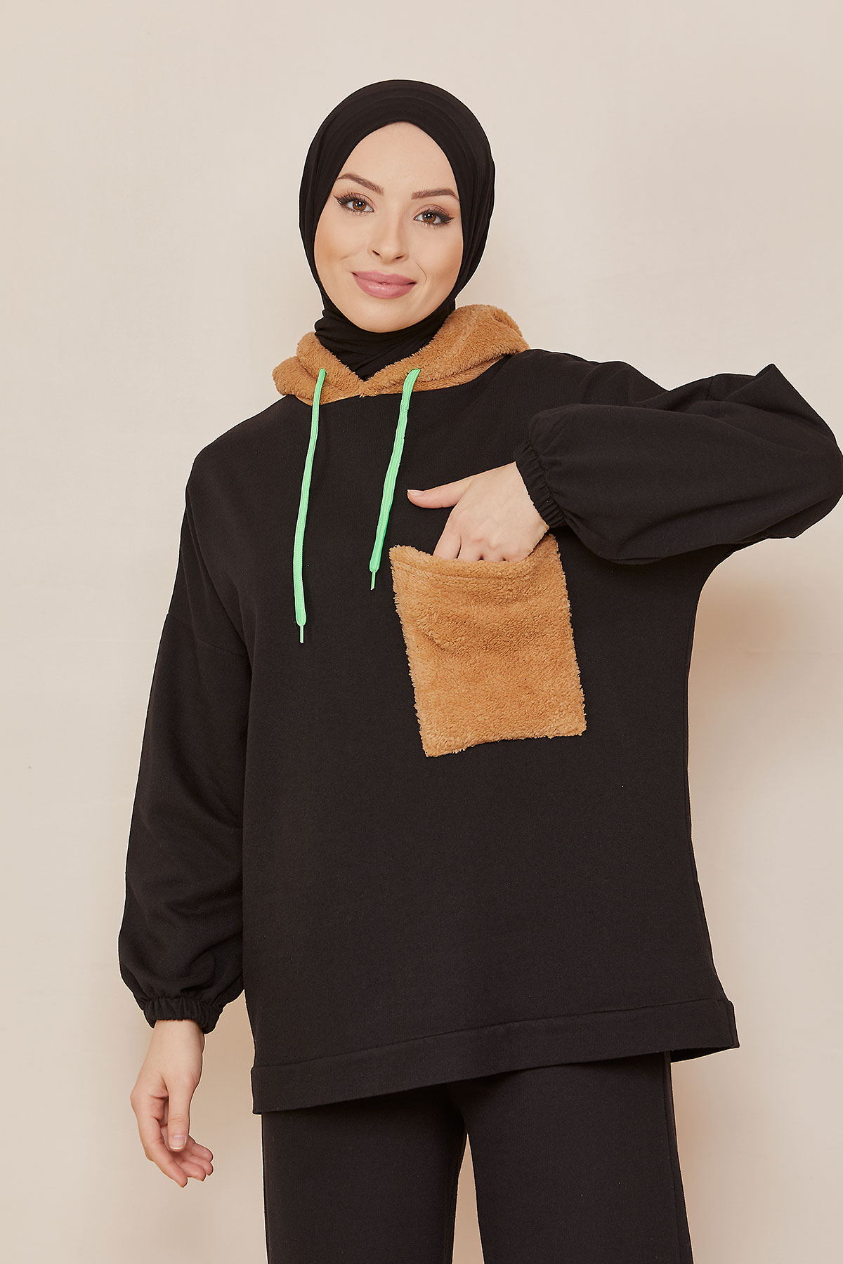 Tunık Pantolon SUTLU KAHVE - 3818