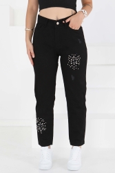 11189-SIYAH Kot Pantloon - TOFİSA