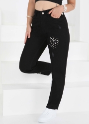 11189-SIYAH Kot Pantloon - TOFİSA (1)