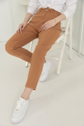 Gabardin Pantolon Taba - 11610 - TOFİSA