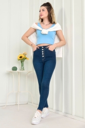 Kot Pantolon Koyu Mavi - 11611 - TOFİSA