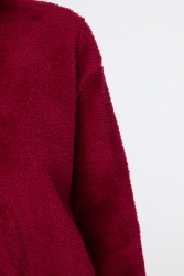 Peluş Crop Bordo - 13052 · 18