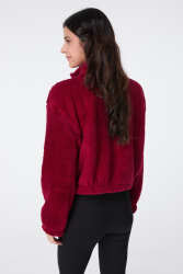 Peluş Crop Bordo - 13052 · 14