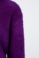 Peluş Crop Mor - 13052 · 19