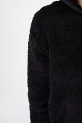 Peluş Crop Siyah - 13052 · 25