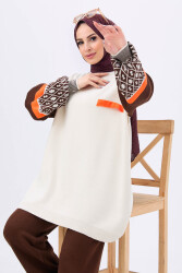 21840-TAS Triko Tunik Pantolon - TOFİSA