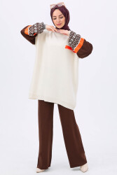 21840-TAS Triko Tunik Pantolon - TOFİSA (1)