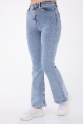 İspanyol Paça Kot Pantolon Buz Mavi - 23049 · 6