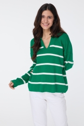 Triko Kazak Yesil - 23633 · 2