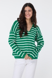Triko Kazak Yesil - 23634 · 2