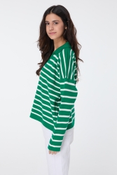 Triko Kazak Yesil - 23634 · 3