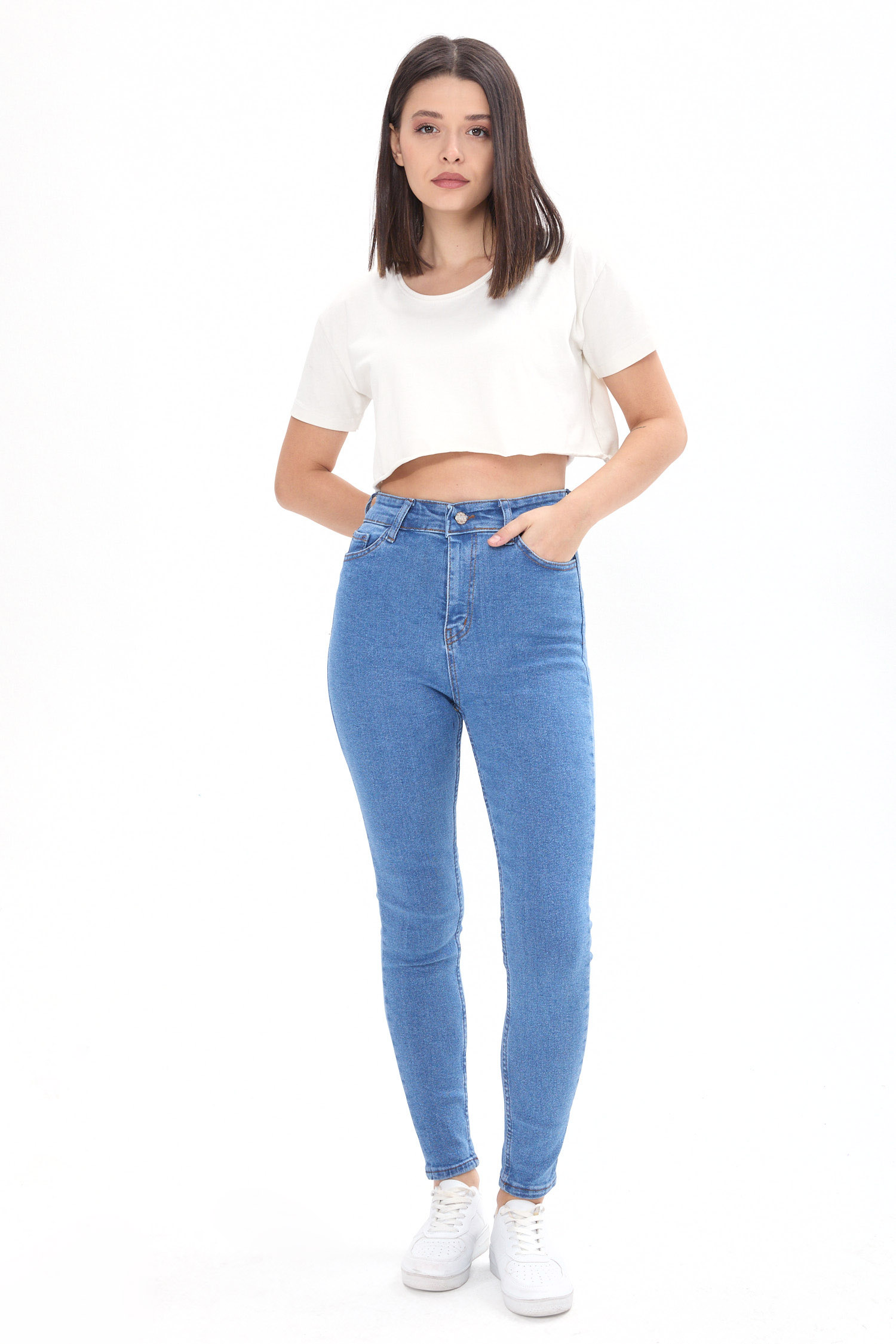 23656-MAVI Skinny Likralı Kot Pantolon