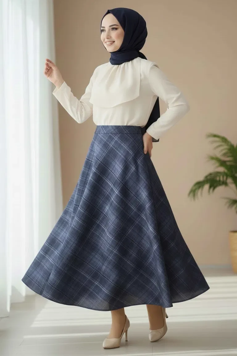 Tesettür Etek Gömlek Kombinleri