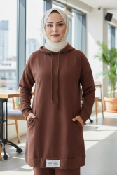 Armalı Çift Cepli Vortex İkili Takım - 27982-KAHVE - TOFİSA (1)