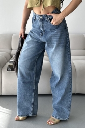 Bıyık Baggy Kot Pantolon - 27268 - TOFİSA (1)