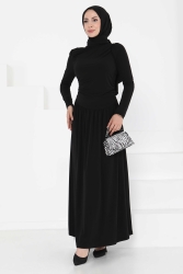 Büzgülü Elbise - 27254 - TOFİSA (1)