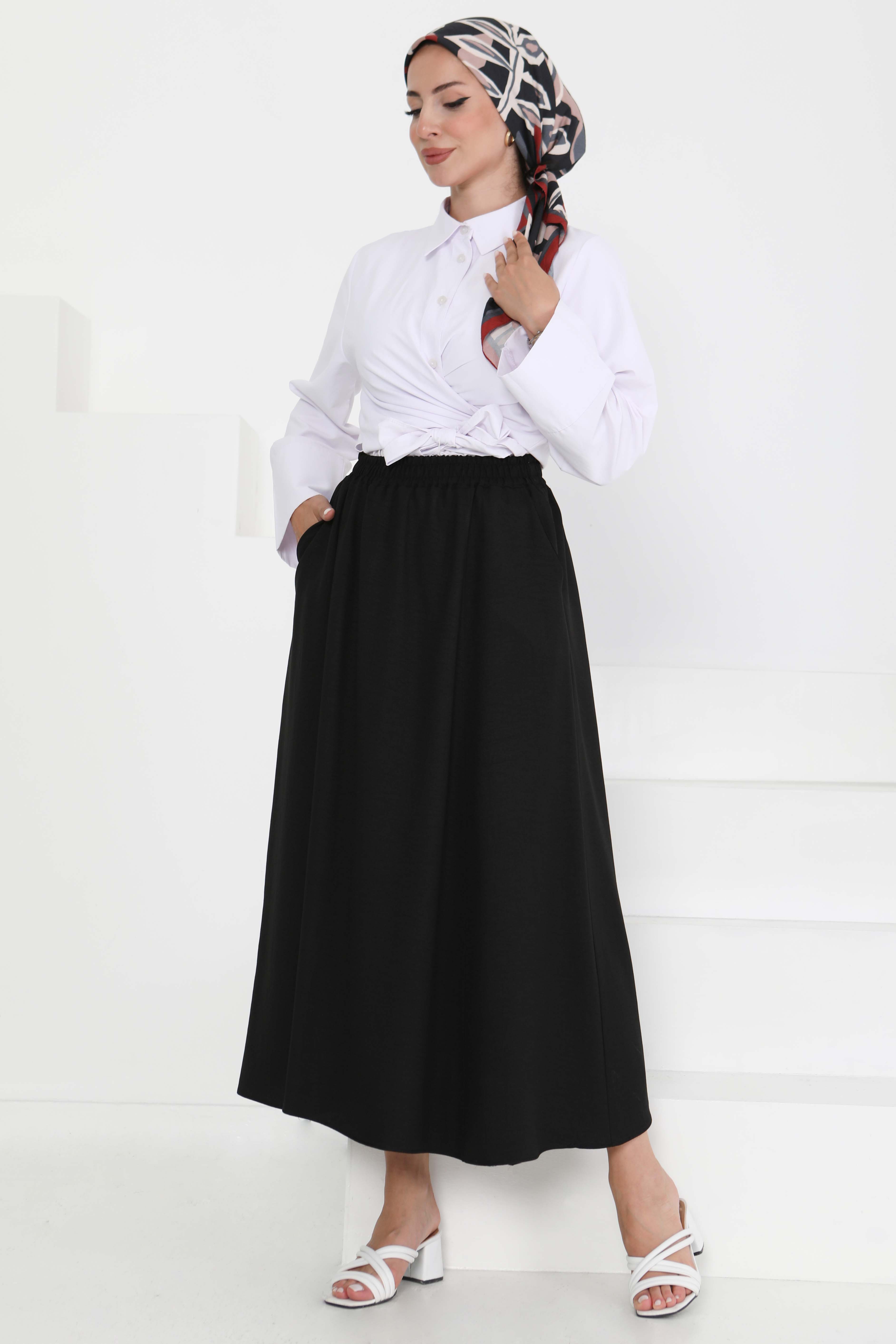 Cepli Keten Etek Siyah - 27294