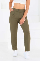 Çift Düğmeli Spor Pantolon  - 27352