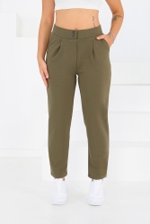 Çift Düğmeli Spor Pantolon - 27352 - TOFİSA (1)