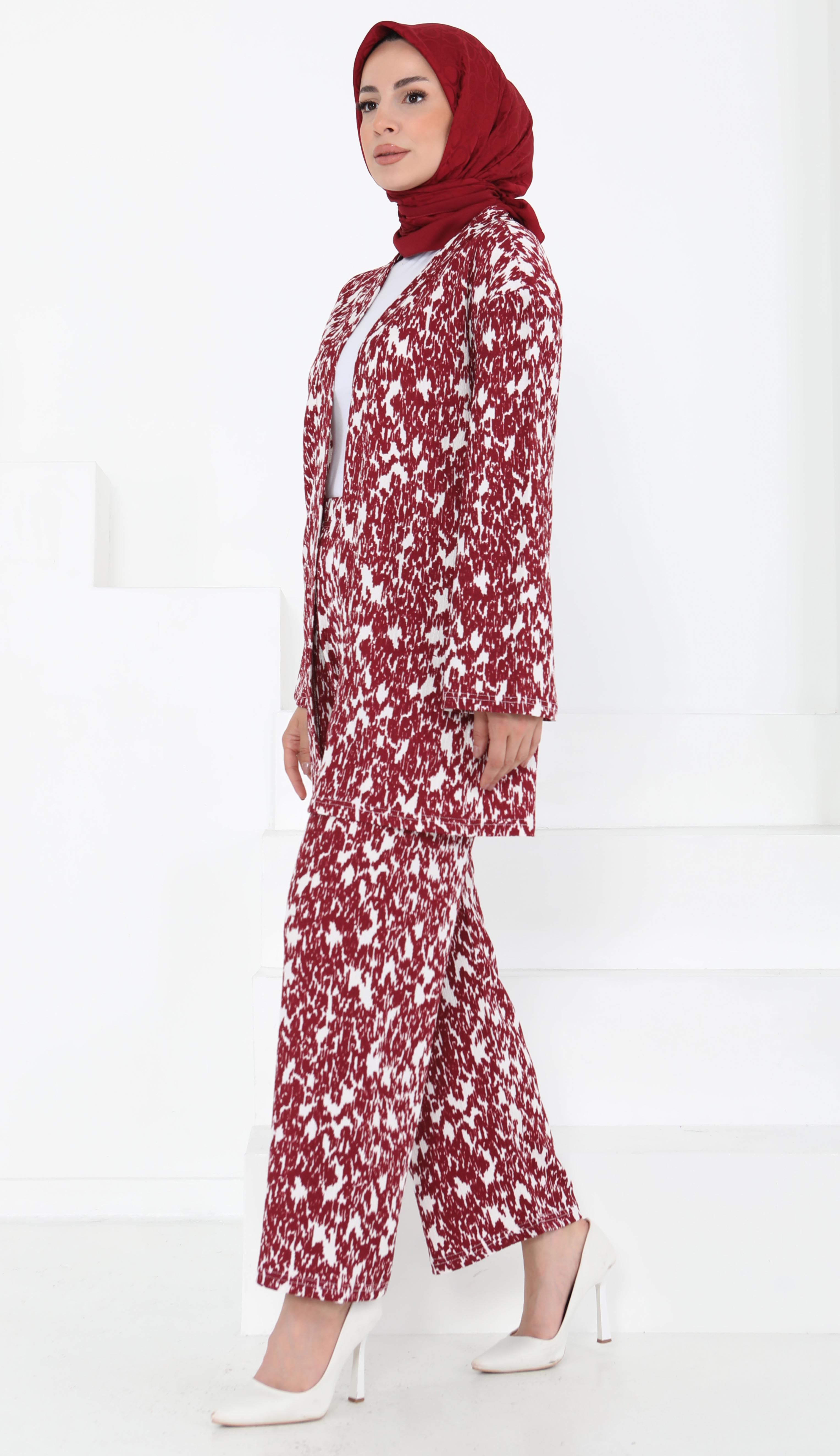 Desenli Kimono Takım  - 27132