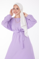 Elbise Lila - 13221 - TOFİSA (1)