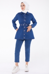 Kot Tunik Mavi - 24050 - TOFİSA (1)