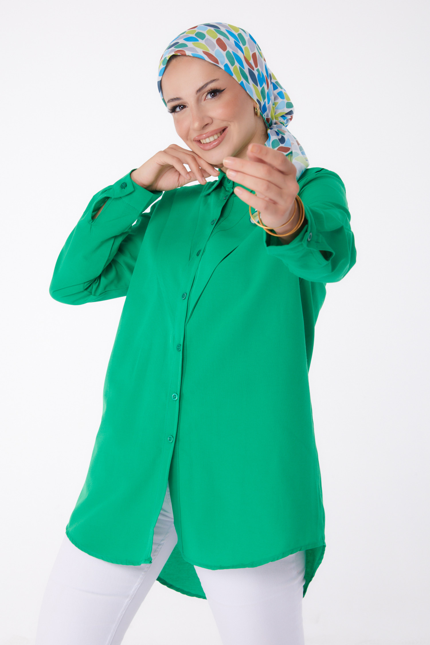 Gömlek Yesil - 13247