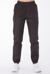 Lastikli Kot Pantolon Kahve - 25922 - TOFİSA (1)