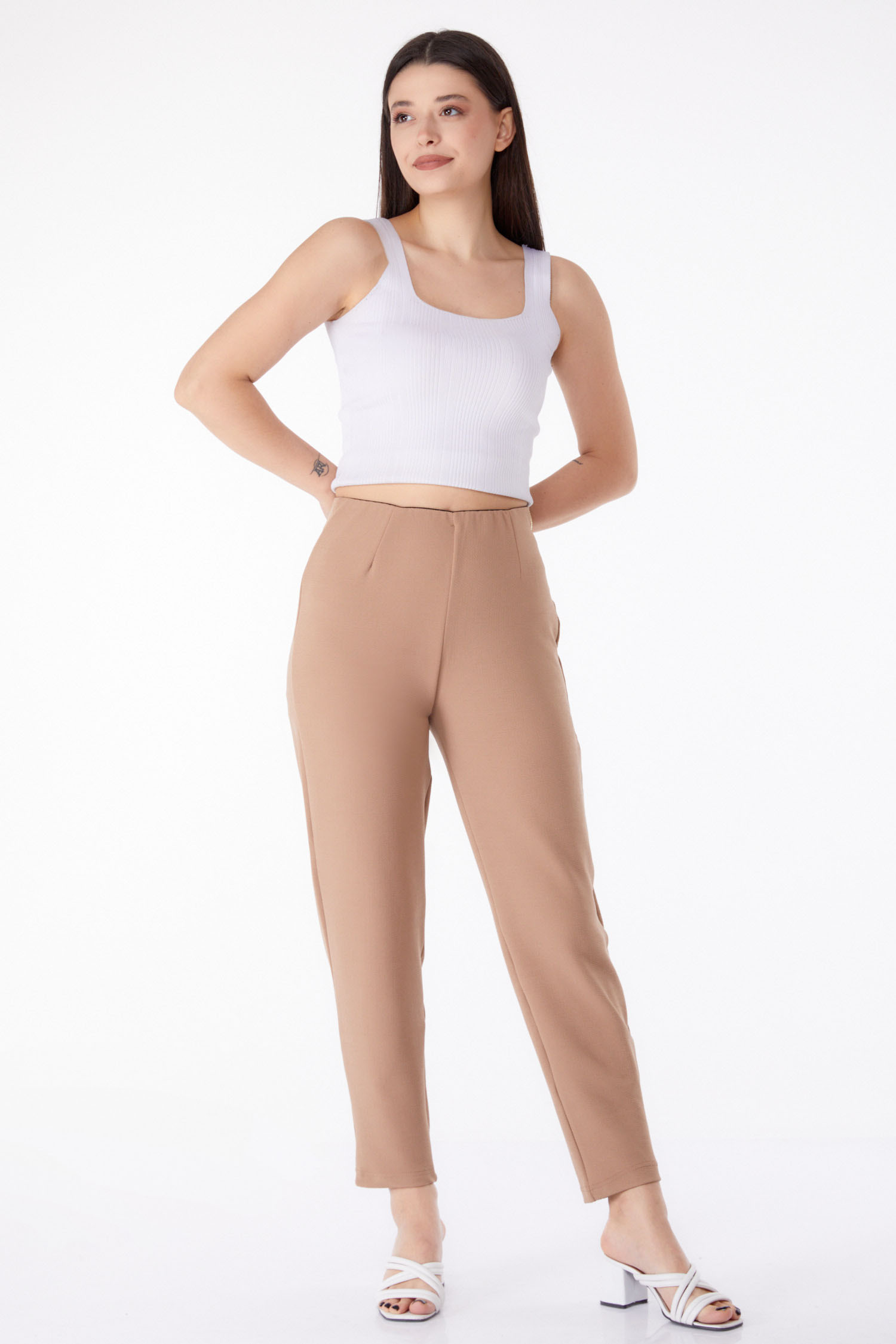 Spor Pantolon Vizon 25312