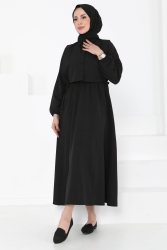 İkili Elbise Takım Siyah - 27184 - TOFİSA