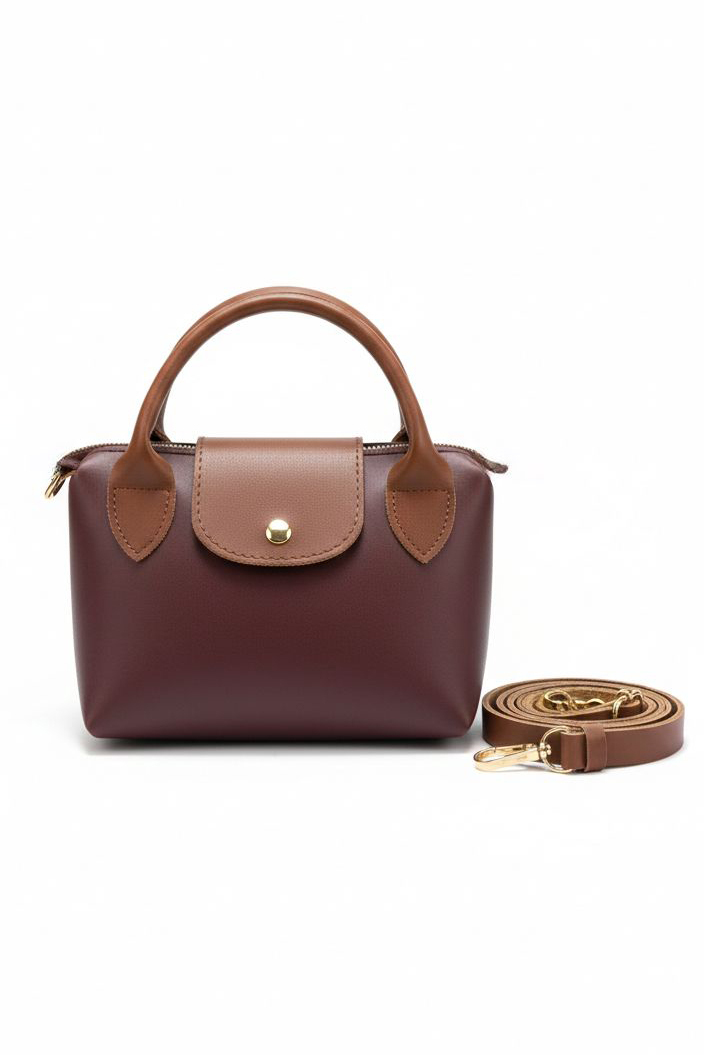 Kadın Bordo Mini El Çantası - 28137-BORDO