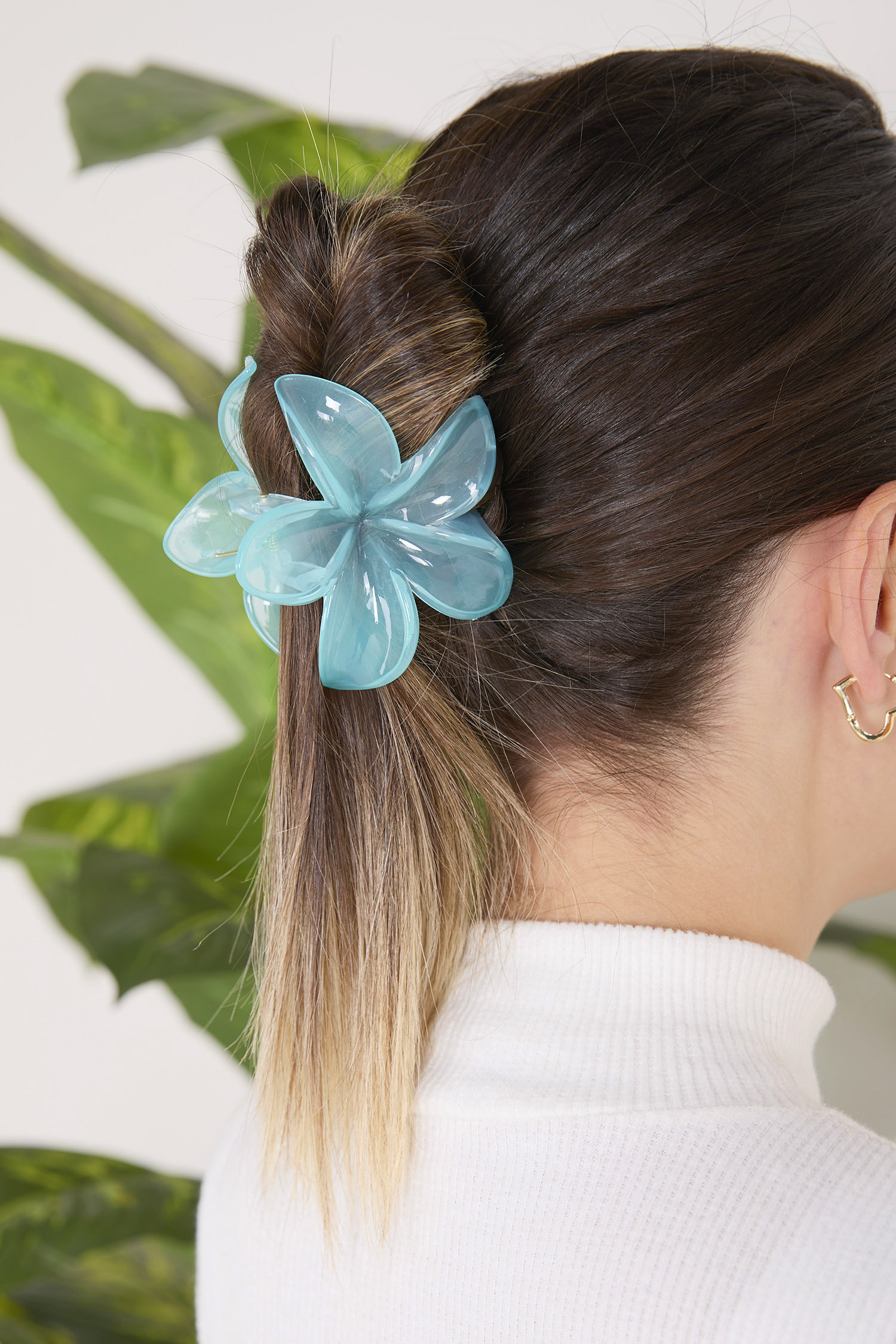 Kadın Mint Lotus Toka - 28460-MINT
