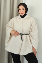 Kemerli Buklet Panço - 27823-EKRU - TOFİSA (1)