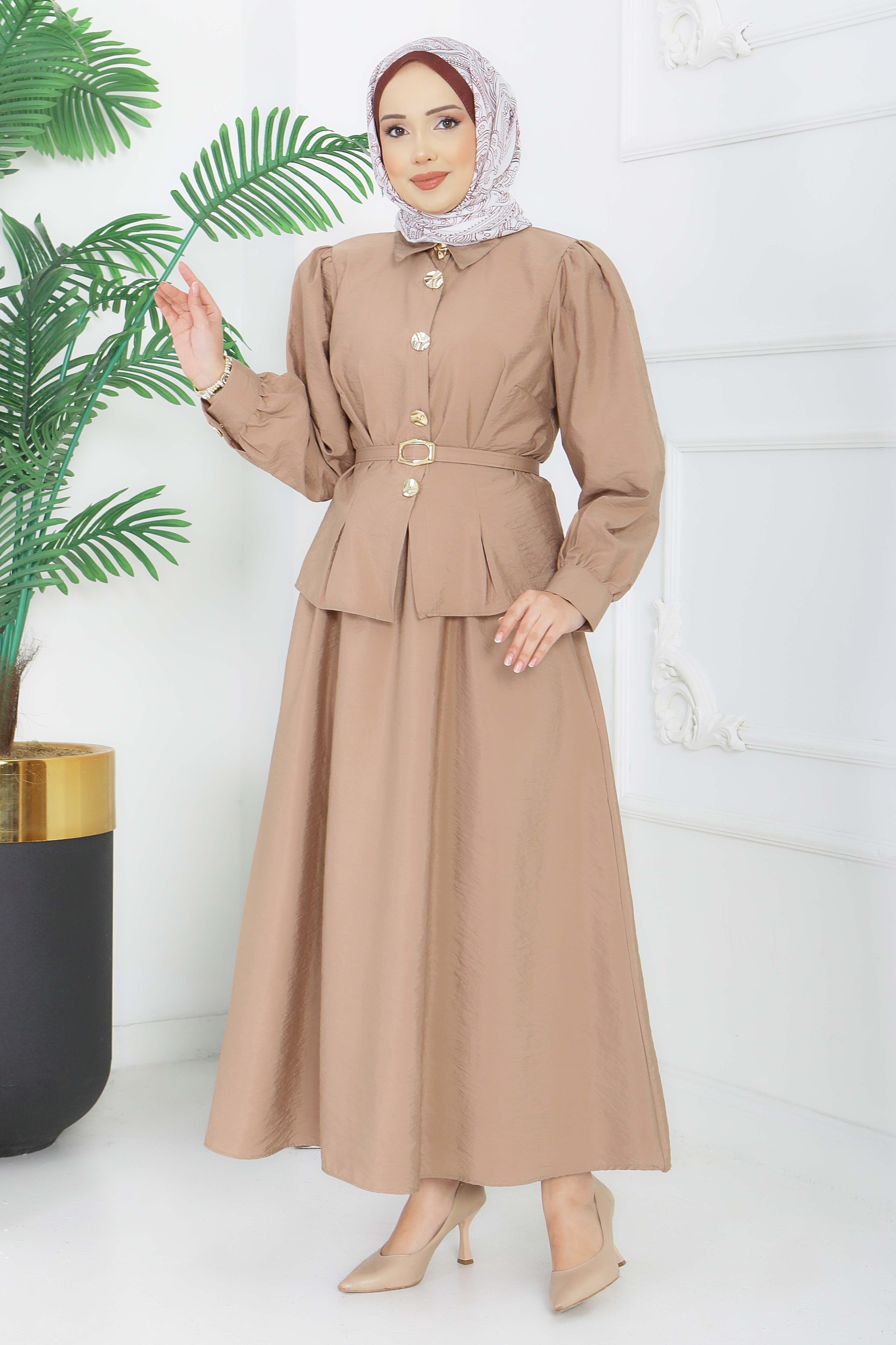 Kemerli Paraşüt Takım  - 28394-BEJ
