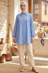 Kolyeli Tunik - 28393-BEBE-MAVI - TOFİSA (1)