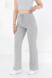 Kuşgözlü Pantolon Gri - 27133 - TOFİSA (1)