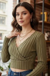 Leysi Crop - 27978-HAKI - TOFİSA (1)