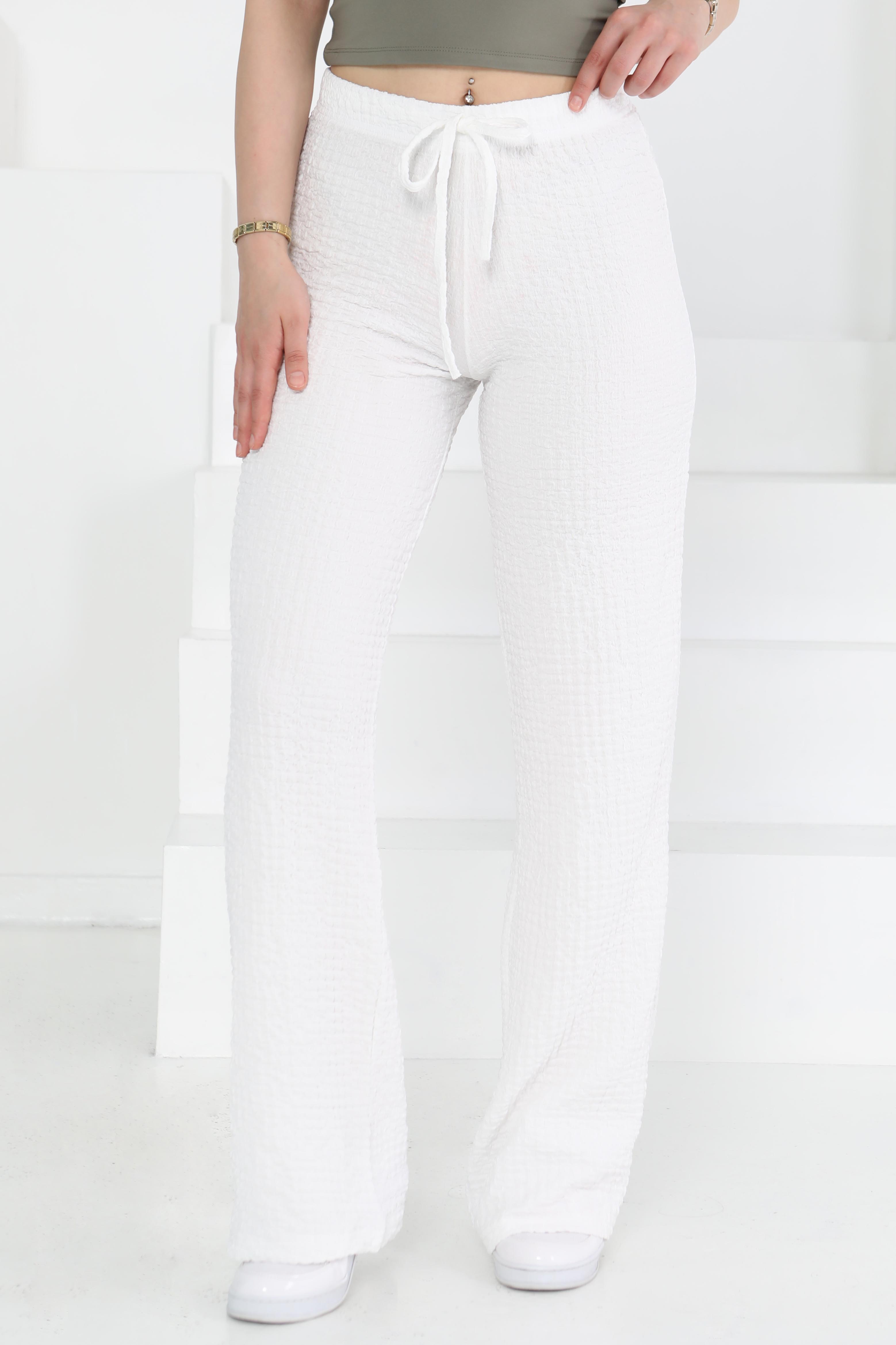Salaş Pantolon Beyaz - 27276