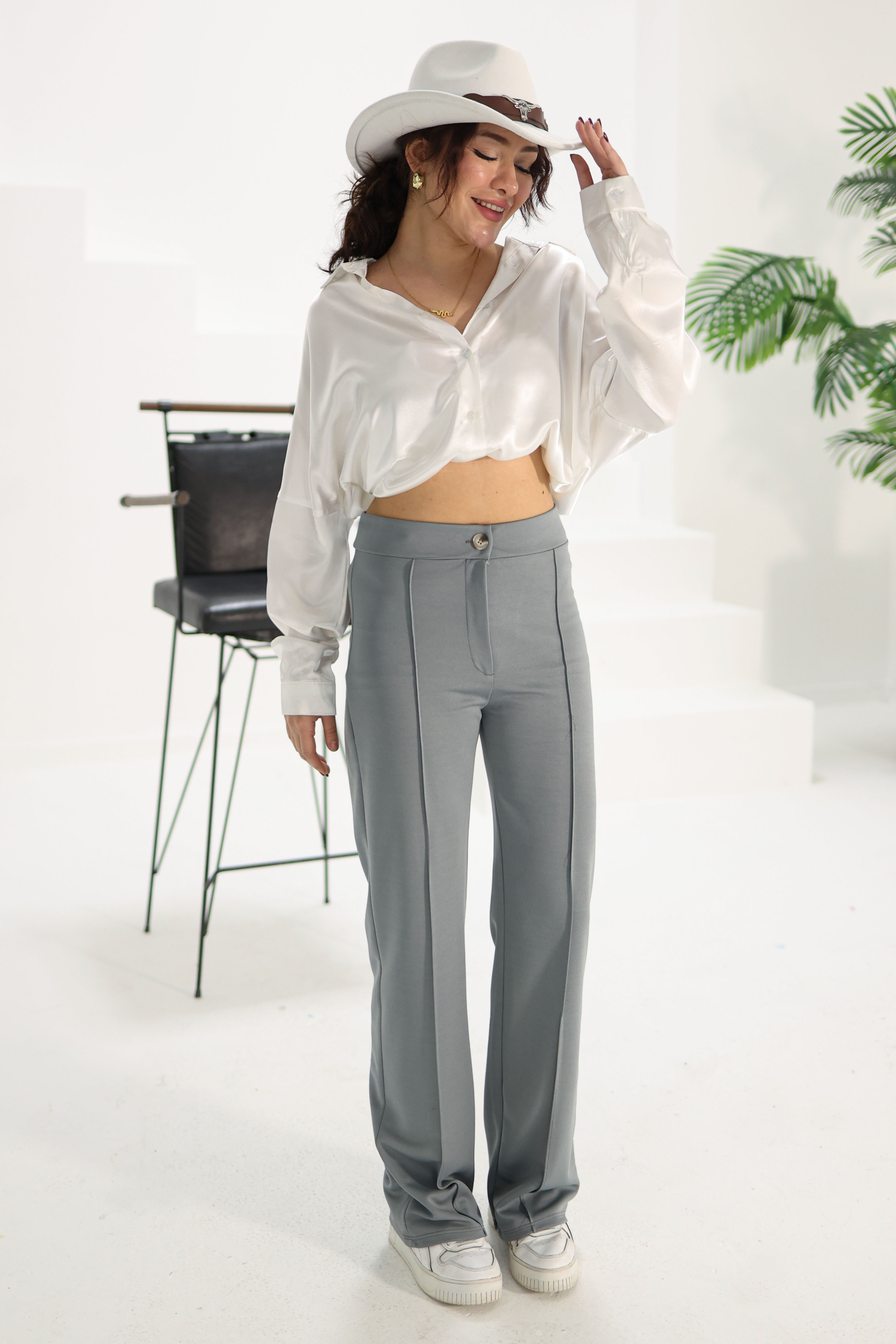 Şerit Detaylı Spor Pantolon  - 27084