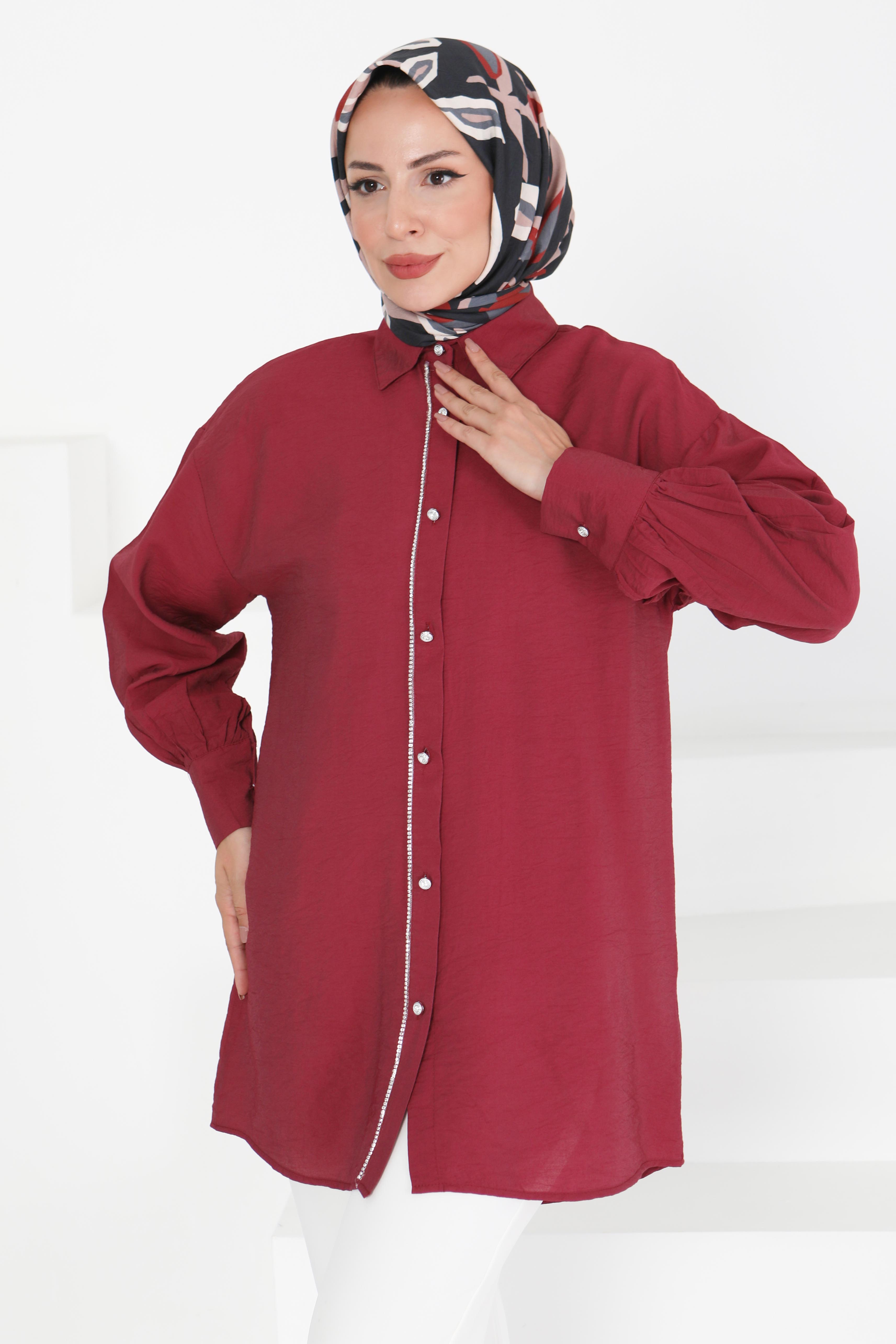 Taş Detaylı Tunik  - 27432